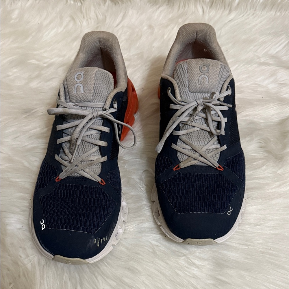 On Running Cloudflyer running shoe in the Midnight/Rust colorway Size 10 - Picture 5 of 12